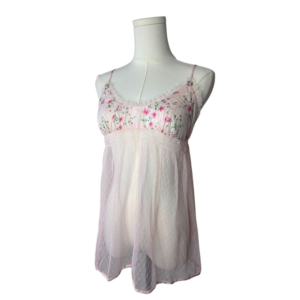 VS Rosette Mesh Babydoll